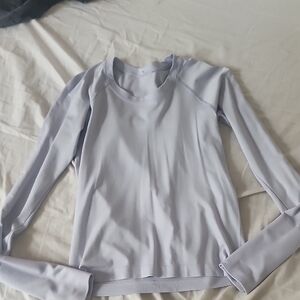 lululemon Swiftly Long Sleeve Light Purple